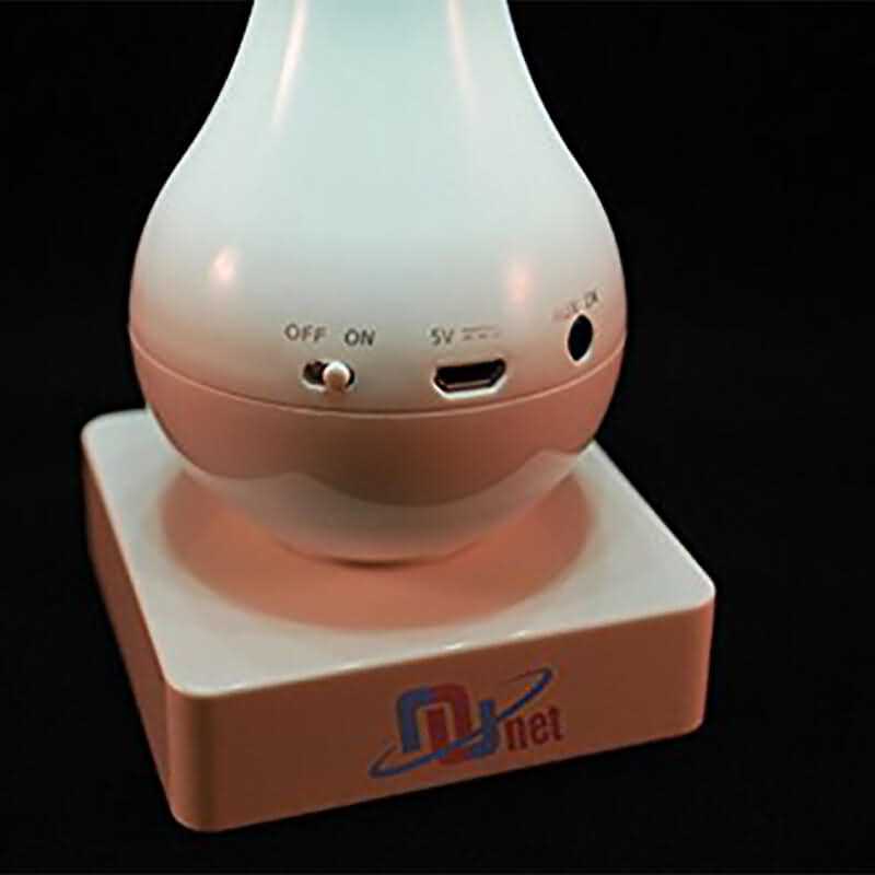 MP3 Player Mushroom LED Lamp