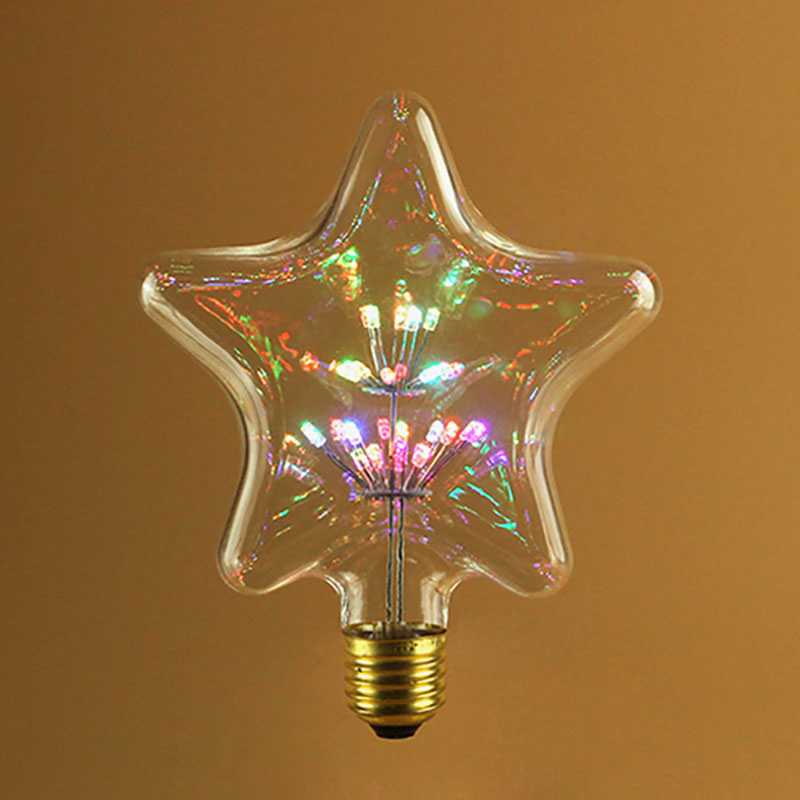 S125 Star Shape LED Fireworks Bulb