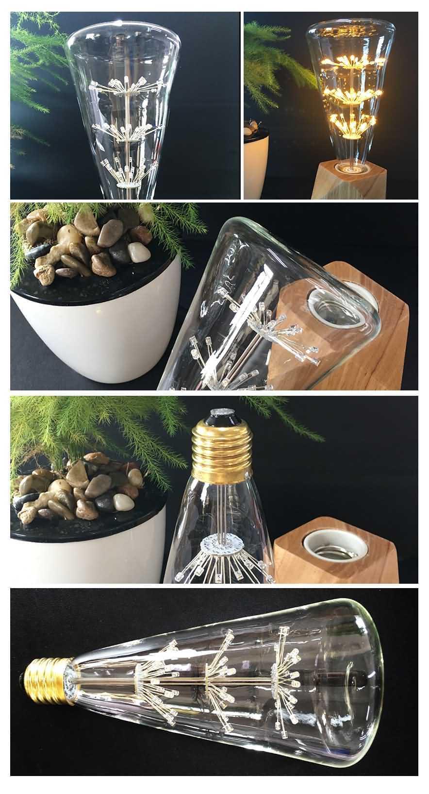 Bottle shaped LED Fireworks Bulb