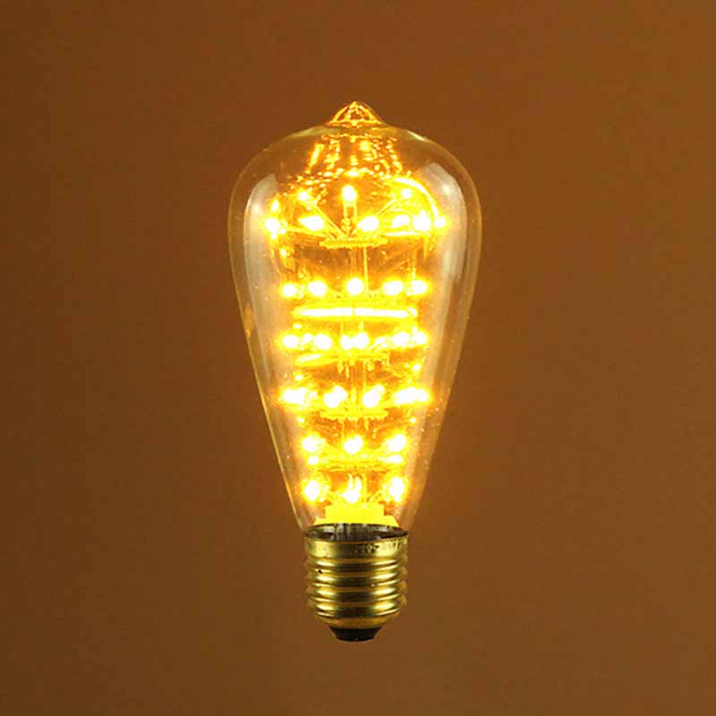 ST64 Retro Teardrop LED Fireworks Bulb