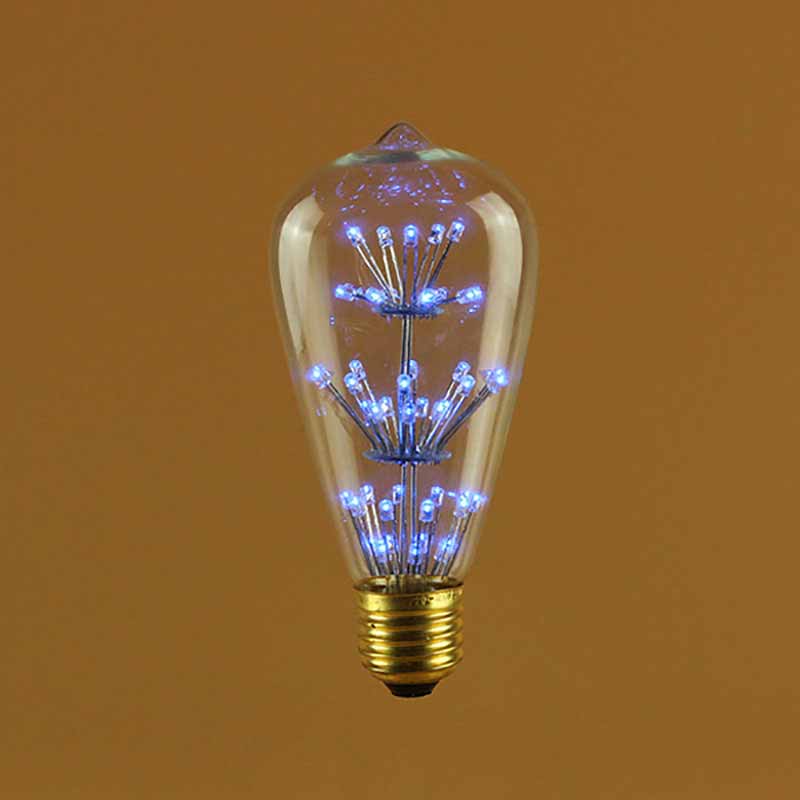 ST58 Waterdrop LED Fireworks Bulb