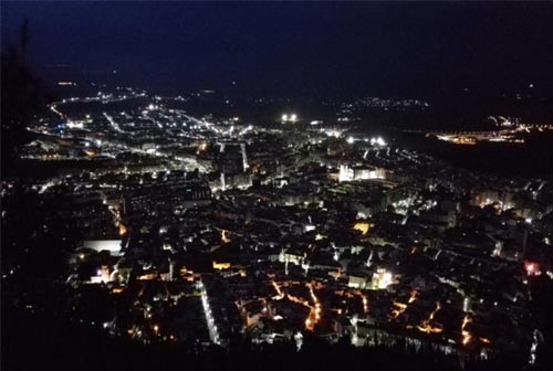 City retrofitted by LED Street Light In Spain