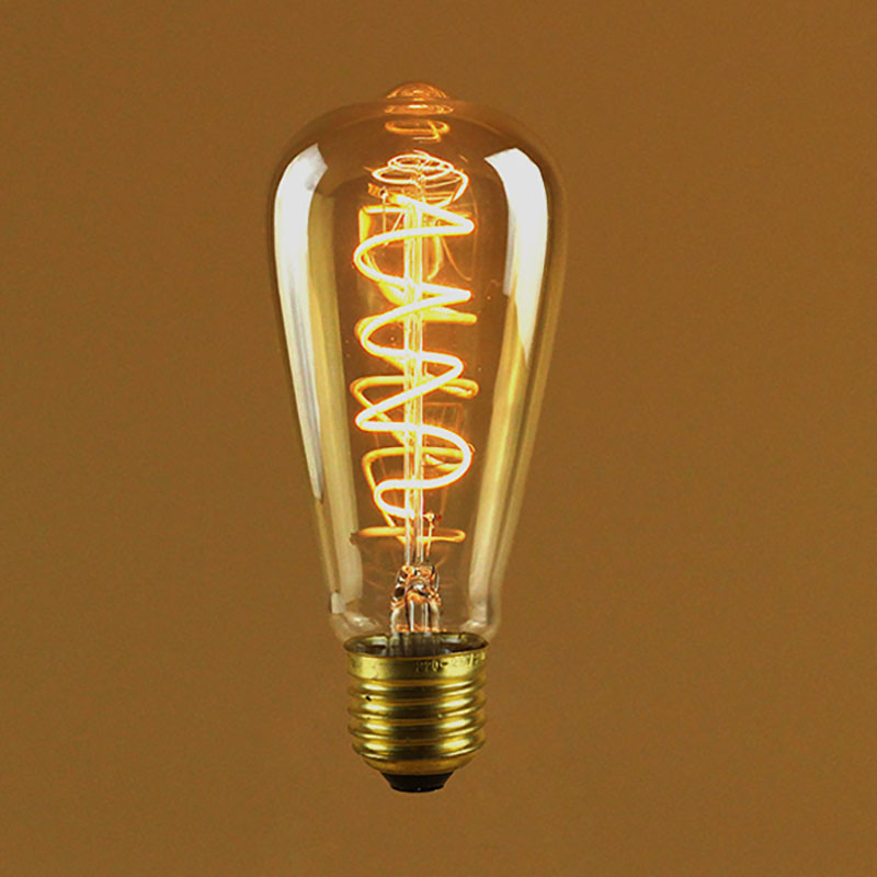 ST64 Retro Soft LED Filament Bulb