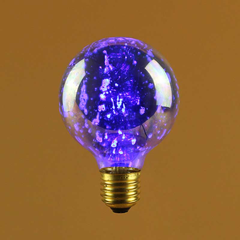 G80 Vintage Blue LED Laser Decorative Bulb