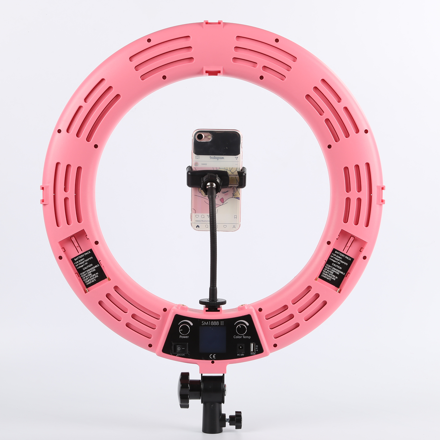 Fotodiox Selfie Starlite Prizmo Edition - 18in RGB Dimmable LED Ring L –  Fotodiox, Inc. USA