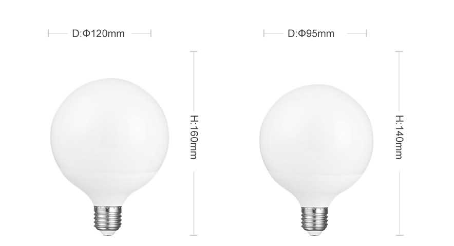 G95 LED vanity Bulb