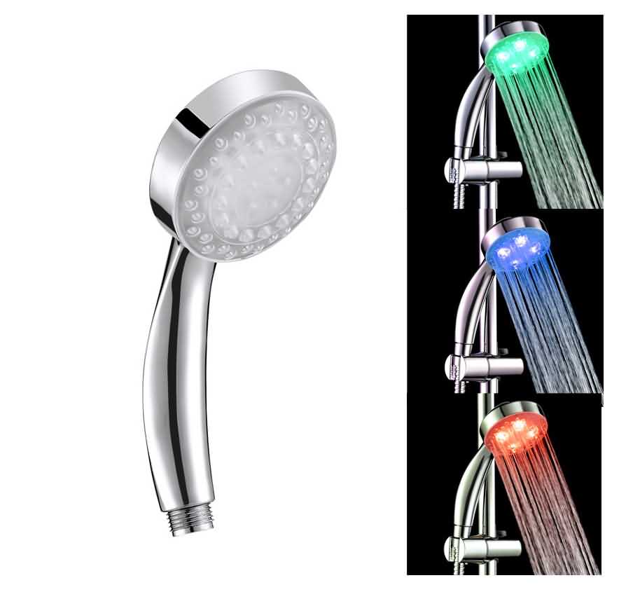 Hydroelectric Generation LED Shower Head