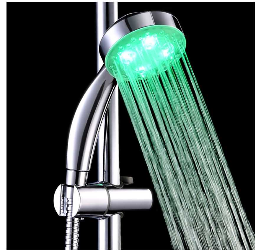 Hydroelectric Generation LED Shower Head