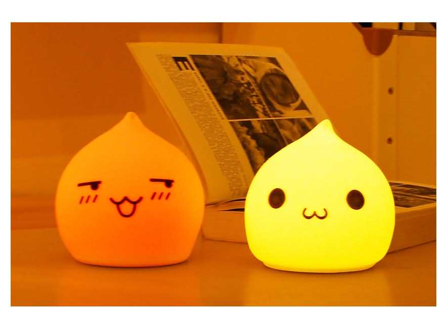 Colorful water droplets silica gel lamp