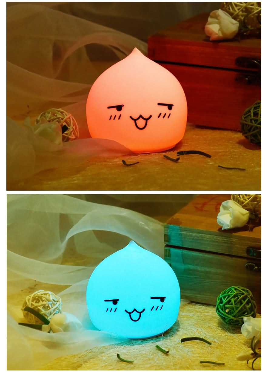 Colorful water droplets silica gel lamp