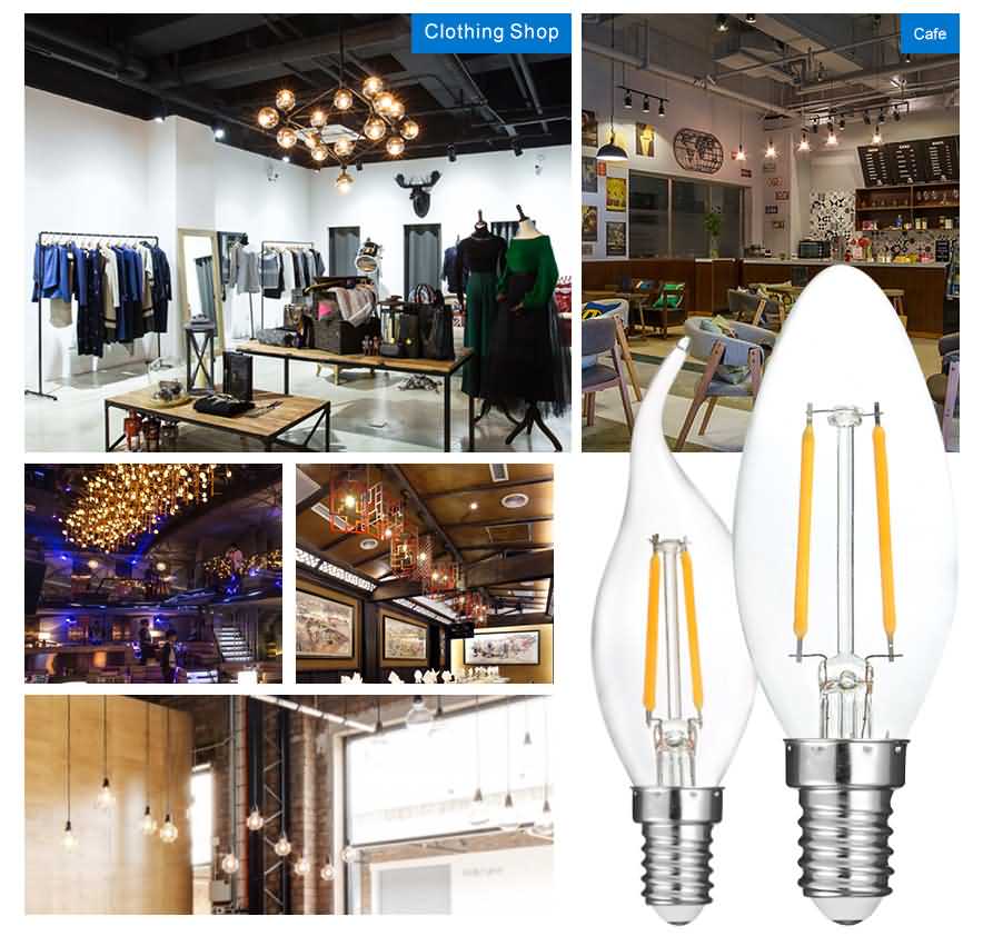 P45 Led Filament Bulb Application