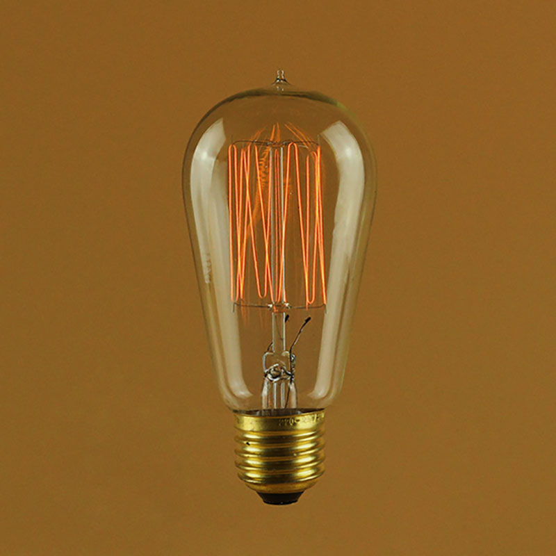ST58 Teardrop Edison Vintage Bulb