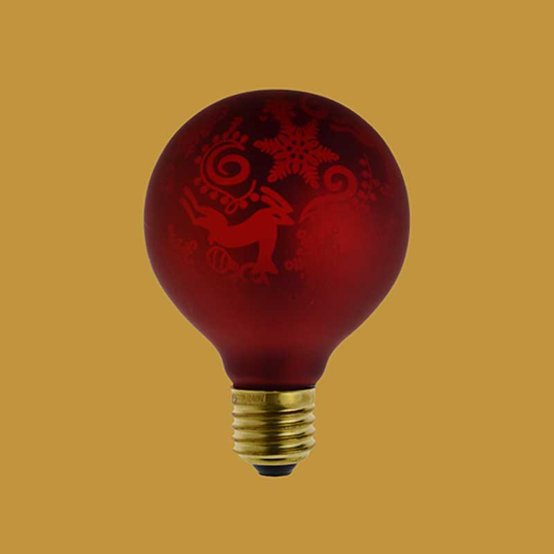 G125 Red LED Laser Decorative Bulb