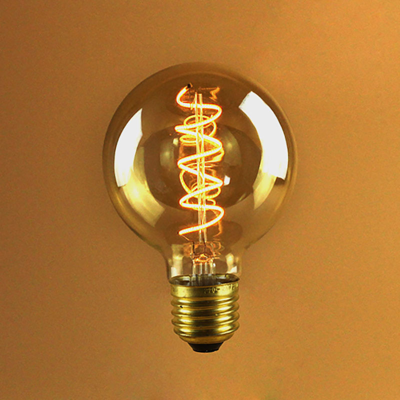 G80 Spiral LED Filament Bulb