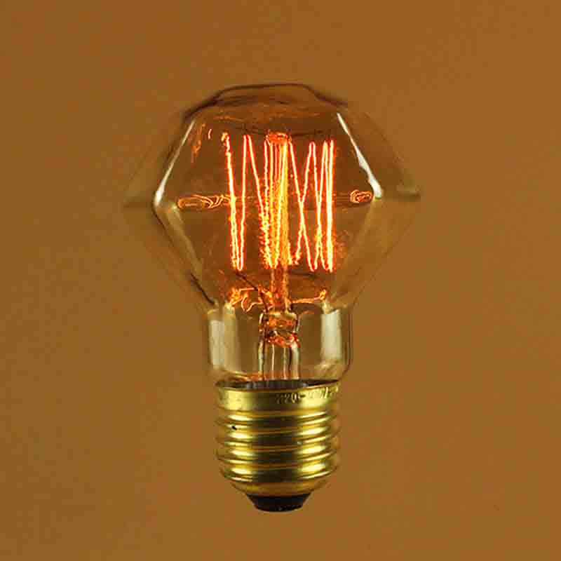 64ZS Diamond Pattern Edison Vintage Bulb